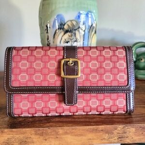 SALE 50% OFF ALREADY MARKED Nine &Co. Stylish Red and Brown Women's Wallet